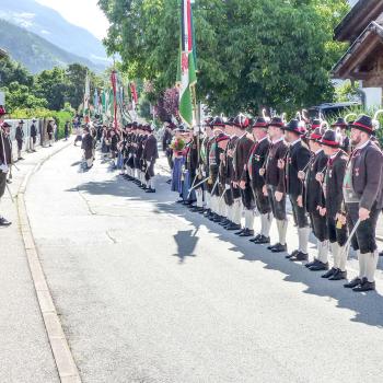 60 Jahre Wiedergründung der Schützenkompanie Schlanders und Fahnenweihe (16. Juni 2019). Fotos: Sepp