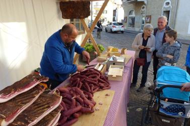 Bunter Herbstmarkt in den Glurnser Lauben; 13. Oktober 2018; Fotos: Sepp  