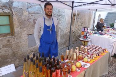 Bunter Herbstmarkt in den Glurnser Lauben; 13. Oktober 2018; Fotos: Sepp  