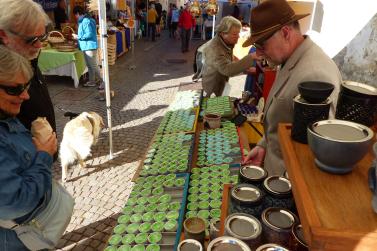 Bunter Herbstmarkt in den Glurnser Lauben; 13. Oktober 2018; Fotos: Sepp  
