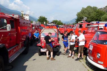 Feuerwehrfest mit Oldtimertreffen in Latsch; Einzug vom 23. Juli 2017; Fotos: Sepp