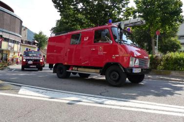 Feuerwehrfest mit Oldtimertreffen in Latsch; Einzug vom 23. Juli 2017; Fotos: Sepp