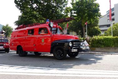 Feuerwehrfest mit Oldtimertreffen in Latsch; Einzug vom 23. Juli 2017; Fotos: Sepp