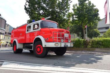 Feuerwehrfest mit Oldtimertreffen in Latsch; Einzug vom 23. Juli 2017; Fotos: Sepp