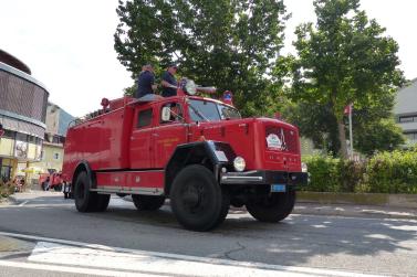Feuerwehrfest mit Oldtimertreffen in Latsch; Einzug vom 23. Juli 2017; Fotos: Sepp