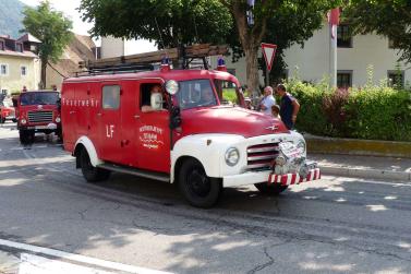 Feuerwehrfest mit Oldtimertreffen in Latsch; Einzug vom 23. Juli 2017; Fotos: Sepp