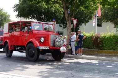 Feuerwehrfest mit Oldtimertreffen in Latsch; Einzug vom 23. Juli 2017; Fotos: Sepp