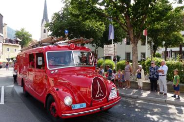 Feuerwehrfest mit Oldtimertreffen in Latsch; Einzug vom 23. Juli 2017; Fotos: Sepp