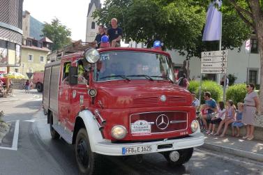 Feuerwehrfest mit Oldtimertreffen in Latsch; Einzug vom 23. Juli 2017; Fotos: Sepp