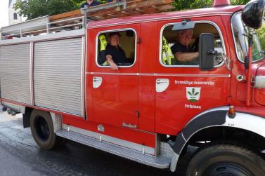 Feuerwehrfest mit Oldtimertreffen in Latsch; Einzug vom 23. Juli 2017; Fotos: Sepp