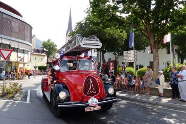 Feuerwehrfest mit Oldtimertreffen in Latsch; Einzug vom 23. Juli 2017; Fotos: Sepp