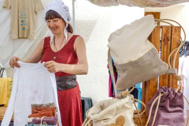Mittelalter und altes Handwerk in Glurns beim Laubenmarkt am 15.06.2019. Fotos: Sepp