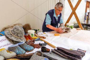 Mittelalter und altes Handwerk in Glurns beim Laubenmarkt am 15.06.2019. Fotos: Sepp