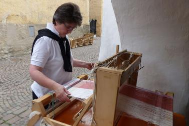 Mittelalter und altes Handwerk in Glurns beim Laubenmarkt am 15.06.2019. Fotos: Sepp