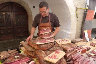 Mittelalter und altes Handwerk in Glurns beim Laubenmarkt am 15.06.2019. Fotos: Sepp