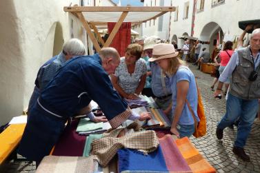 Mittelalter und altes Handwerk in Glurns beim Laubenmarkt am 15.06.2019. Fotos: Sepp
