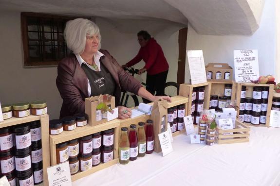 Bunter Herbstmarkt in den Glurnser Lauben; 13. Oktober 2018; Fotos: Sepp  