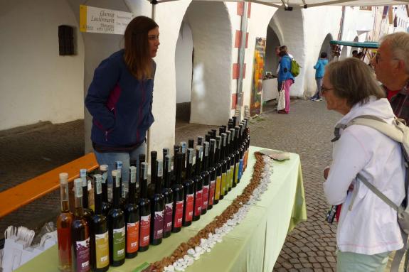 Bunter Herbstmarkt in den Glurnser Lauben; 13. Oktober 2018; Fotos: Sepp  