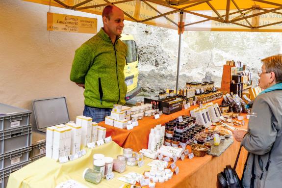 Bunter Herbstmarkt in Glurns, 12. Oktober 2019. Fotos: Sepp