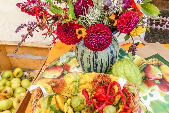 Bunter Herbstmarkt in Glurns, 12. Oktober 2019. Fotos: Sepp