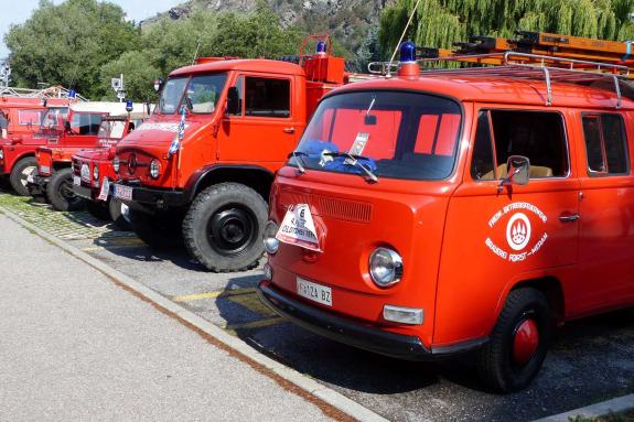 Feuerwehrfest mit Oldtimertreffen in Latsch; Einzug vom 23. Juli 2017; Fotos: Sepp