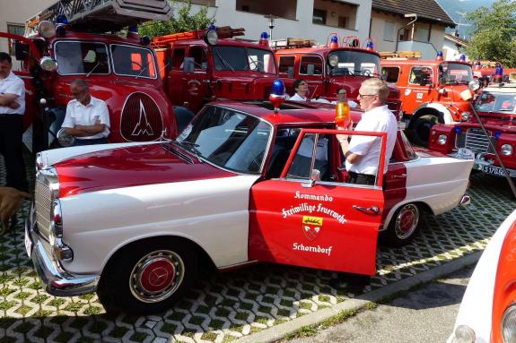 Feuerwehrfest mit Oldtimertreffen in Latsch; Einzug vom 23. Juli 2017; Fotos: Sepp