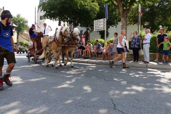 Feuerwehrfest mit Oldtimertreffen in Latsch; Einzug vom 23. Juli 2017; Fotos: Sepp