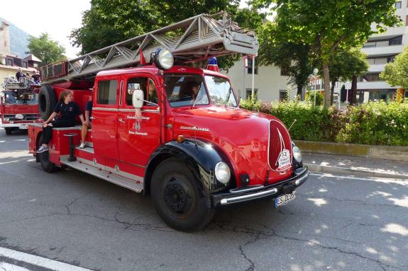 Feuerwehrfest mit Oldtimertreffen in Latsch; Einzug vom 23. Juli 2017; Fotos: Sepp