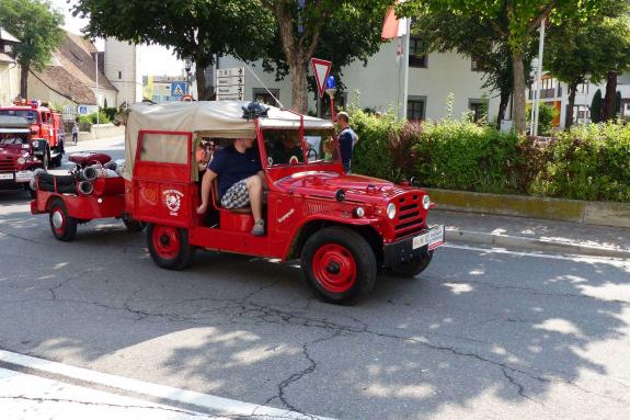 Feuerwehrfest mit Oldtimertreffen in Latsch; Einzug vom 23. Juli 2017; Fotos: Sepp