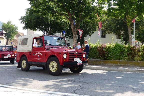 Feuerwehrfest mit Oldtimertreffen in Latsch; Einzug vom 23. Juli 2017; Fotos: Sepp