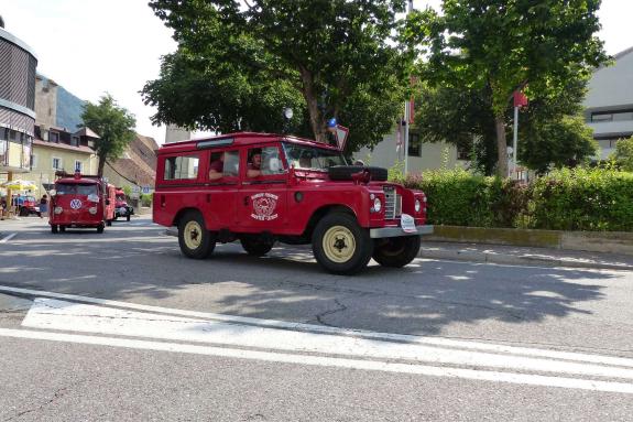 Feuerwehrfest mit Oldtimertreffen in Latsch; Einzug vom 23. Juli 2017; Fotos: Sepp