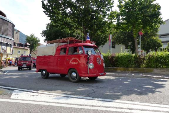 Feuerwehrfest mit Oldtimertreffen in Latsch; Einzug vom 23. Juli 2017; Fotos: Sepp