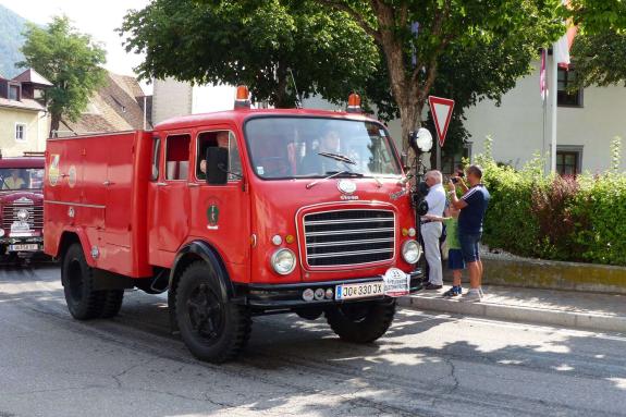 Feuerwehrfest mit Oldtimertreffen in Latsch; Einzug vom 23. Juli 2017; Fotos: Sepp