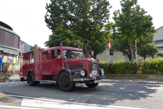 Feuerwehrfest mit Oldtimertreffen in Latsch; Einzug vom 23. Juli 2017; Fotos: Sepp