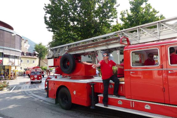 Feuerwehrfest mit Oldtimertreffen in Latsch; Einzug vom 23. Juli 2017; Fotos: Sepp