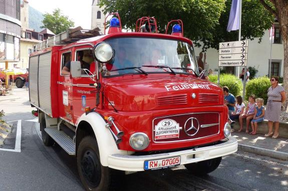 Feuerwehrfest mit Oldtimertreffen in Latsch; Einzug vom 23. Juli 2017; Fotos: Sepp