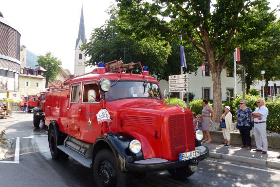 Feuerwehrfest mit Oldtimertreffen in Latsch; Einzug vom 23. Juli 2017; Fotos: Sepp