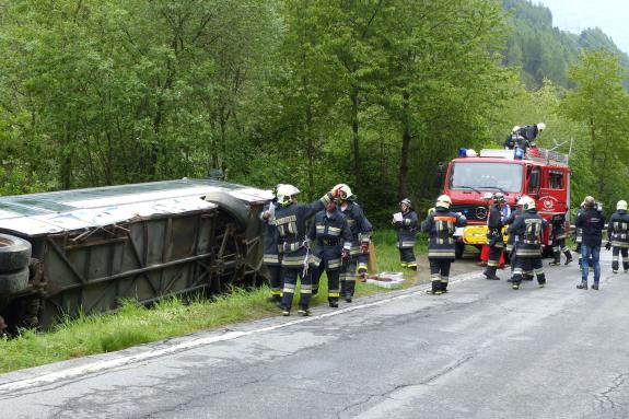 Großübung vom 25. Mai 2019 in Prad; Fotos: Sepp
