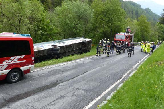 Großübung vom 25. Mai 2019 in Prad; Fotos: Sepp