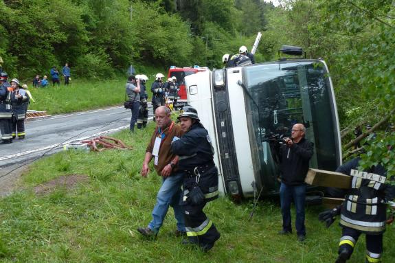 Großübung vom 25. Mai 2019 in Prad; Fotos: Sepp