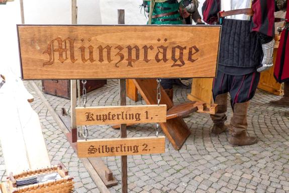 Mittelalter und altes Handwerk in Glurns beim Laubenmarkt am 15.06.2019. Fotos: Sepp