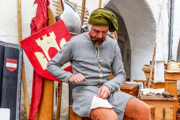 Mittelalter und altes Handwerk in Glurns beim Laubenmarkt am 15.06.2019. Fotos: Sepp