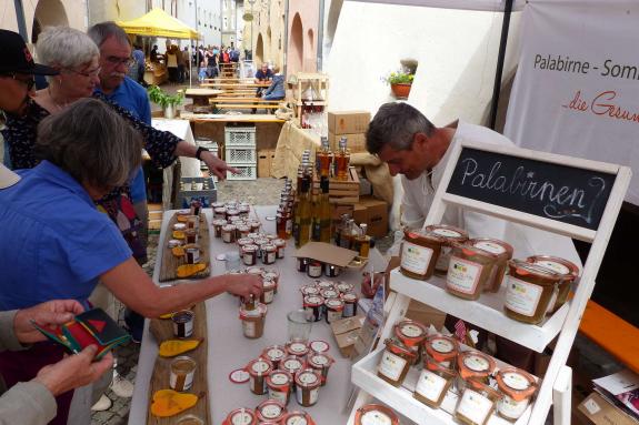 Mittelalter und altes Handwerk in Glurns beim Laubenmarkt am 15.06.2019. Fotos: Sepp