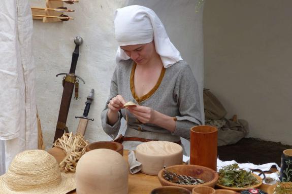Mittelalter und altes Handwerk in Glurns beim Laubenmarkt am 15.06.2019. Fotos: Sepp