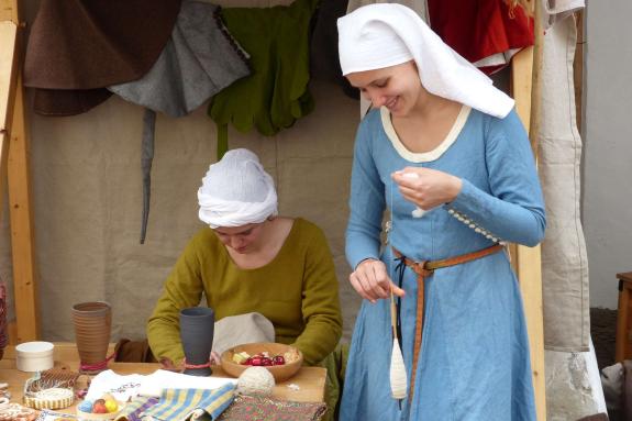 Mittelalter und altes Handwerk in Glurns beim Laubenmarkt am 15.06.2019. Fotos: Sepp