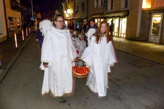 Nikolauslegende und Nikolausumzug Latsch; 5. Dezember 2018; Fotos Sepp