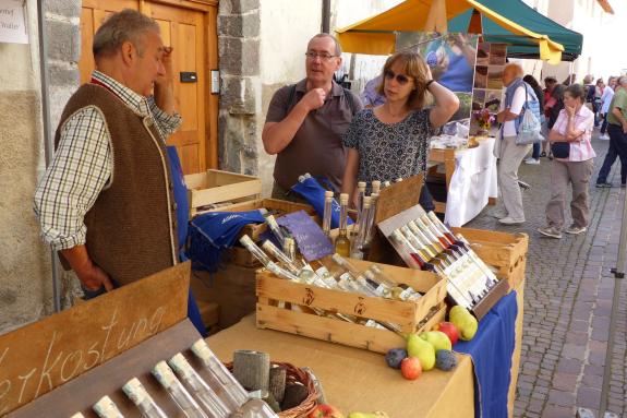 Palabira-Markt in Glurns (8. September 2018); Fotos: Sepp 
