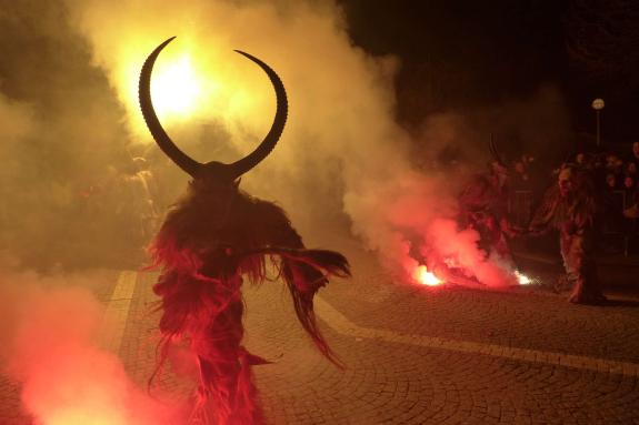 Tuifl- und Krampustreffen in Latsch; 17.11.2018; Fotos: Sepp