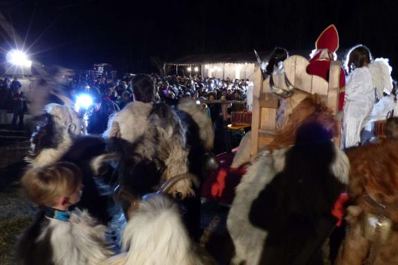 Umzug der Laatscher Calva Tuifl; Fotos: Sepp