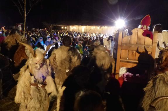 Umzug der Laatscher Calva Tuifl; Fotos: Sepp